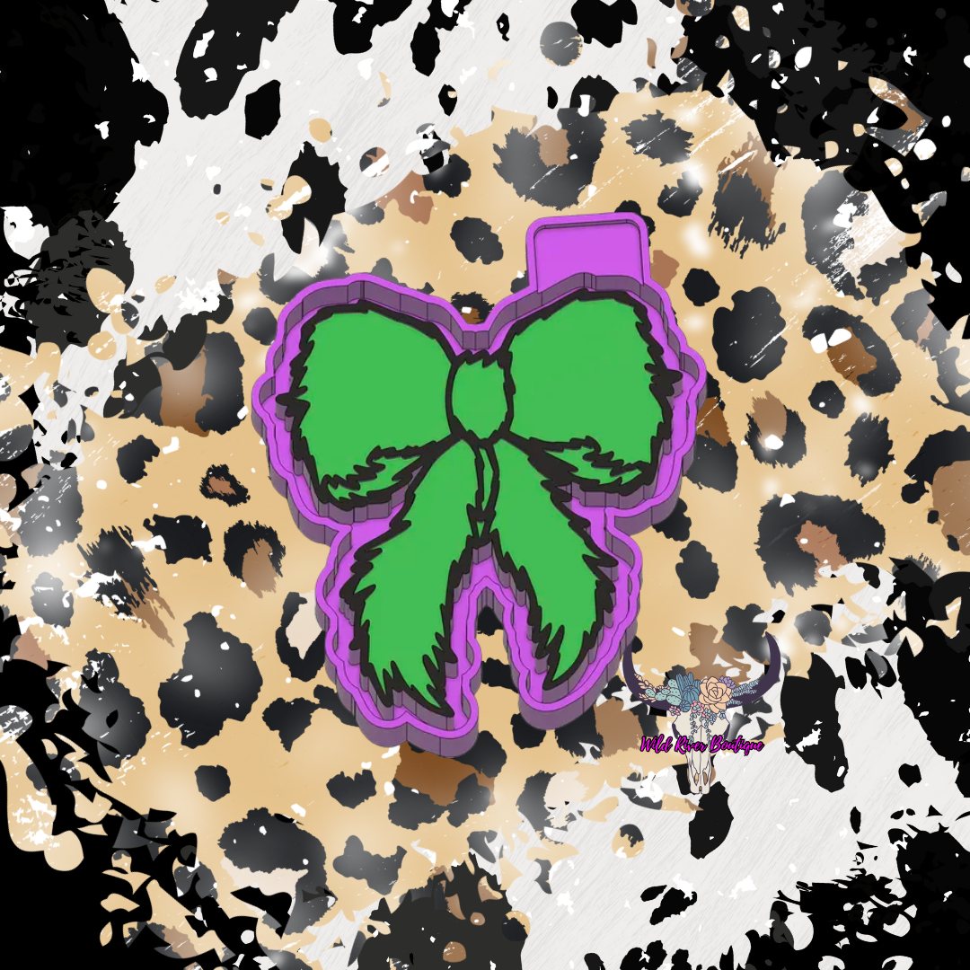 Green Man Bow Freshie Mold
