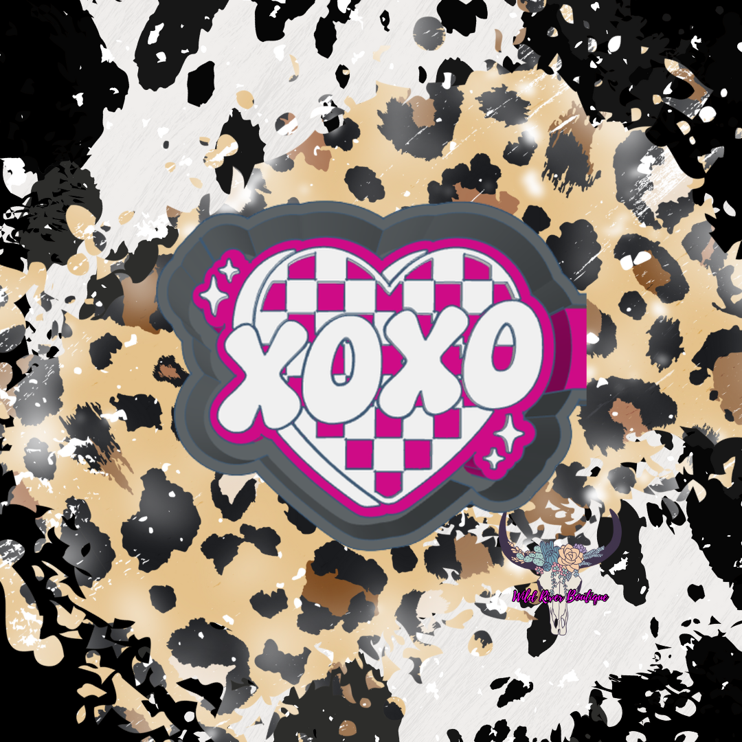 Checkered XOXO Mold