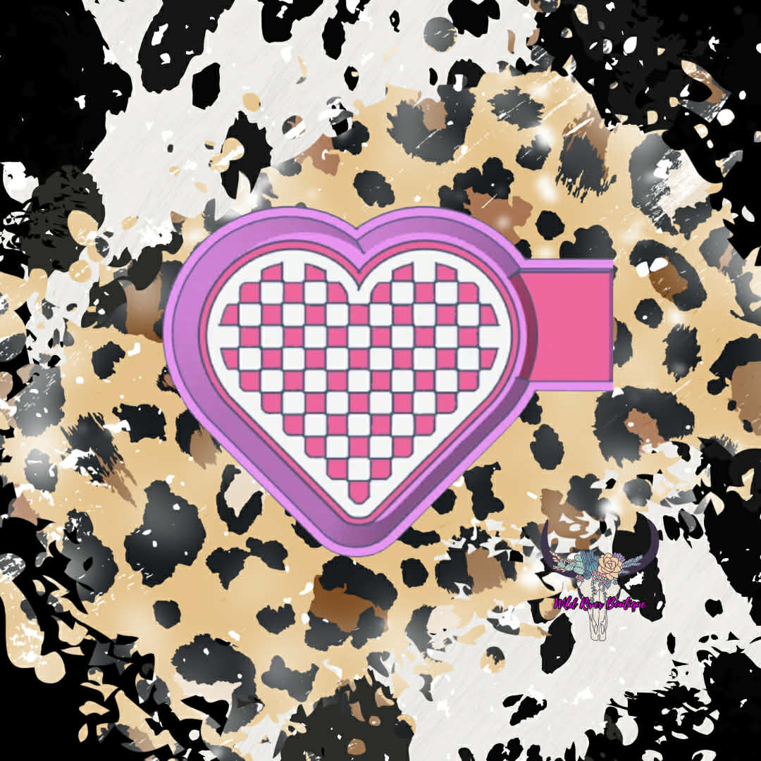 Checkered Heart Mold