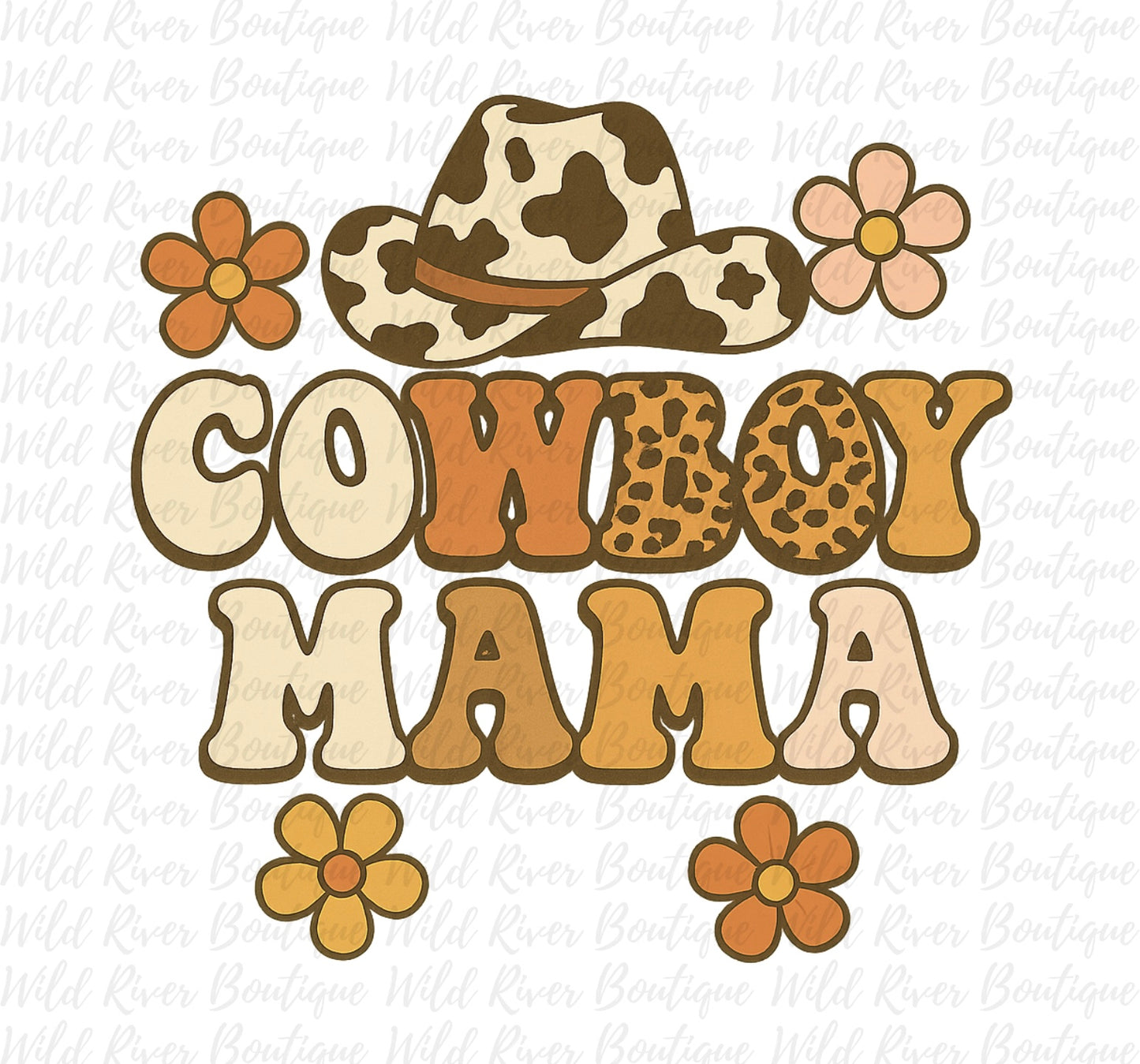 Cowboy Mama PNG