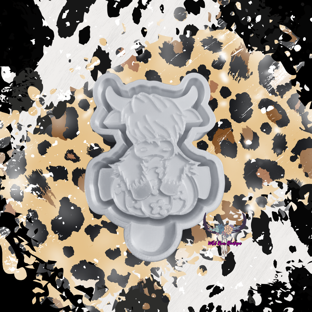 Highland Cow Pumpkin Freshie Mold