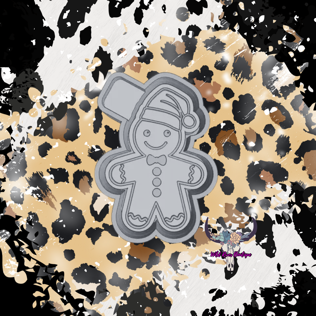 Gingerbread Man Freshie Mold