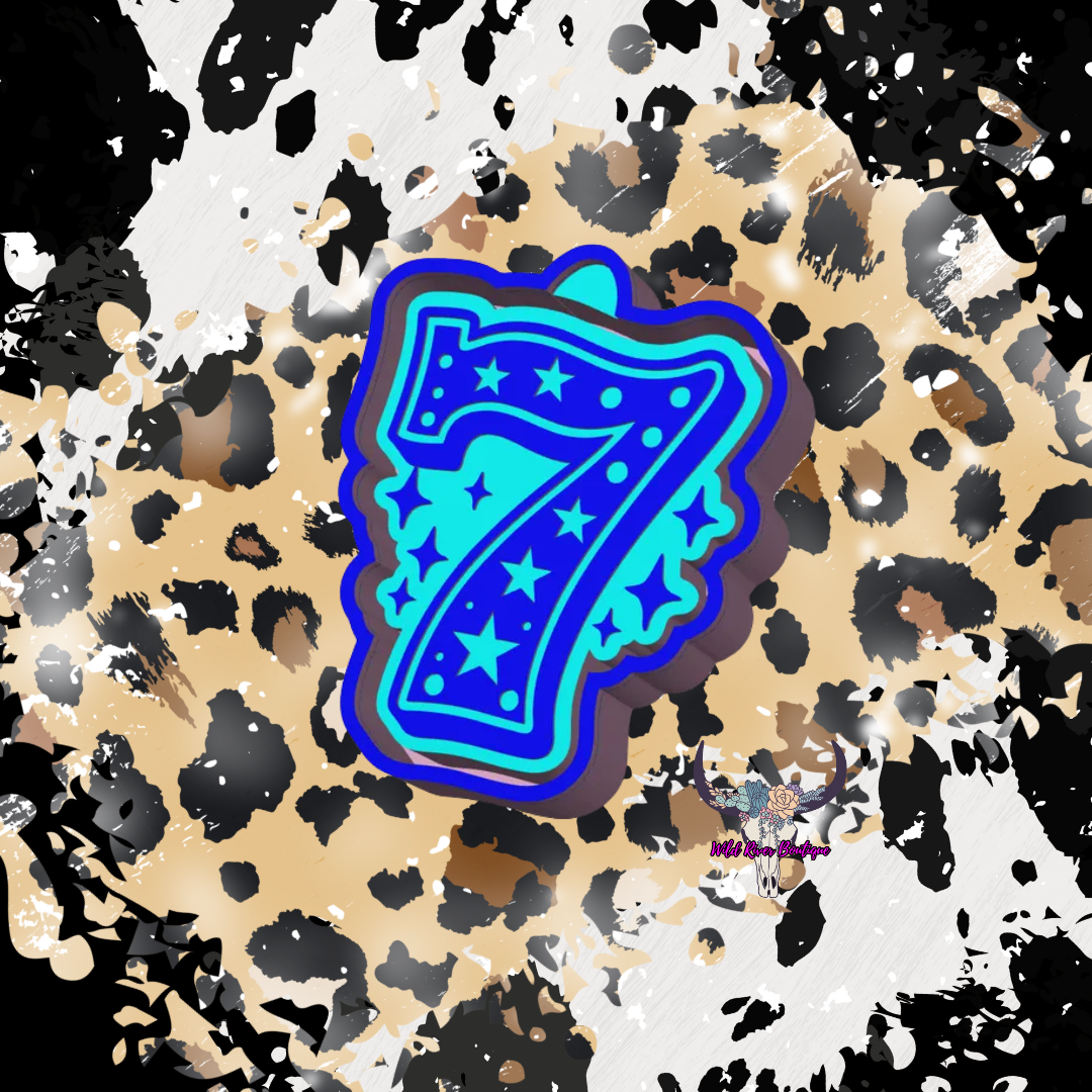 Lucky 7 Freshie Mold