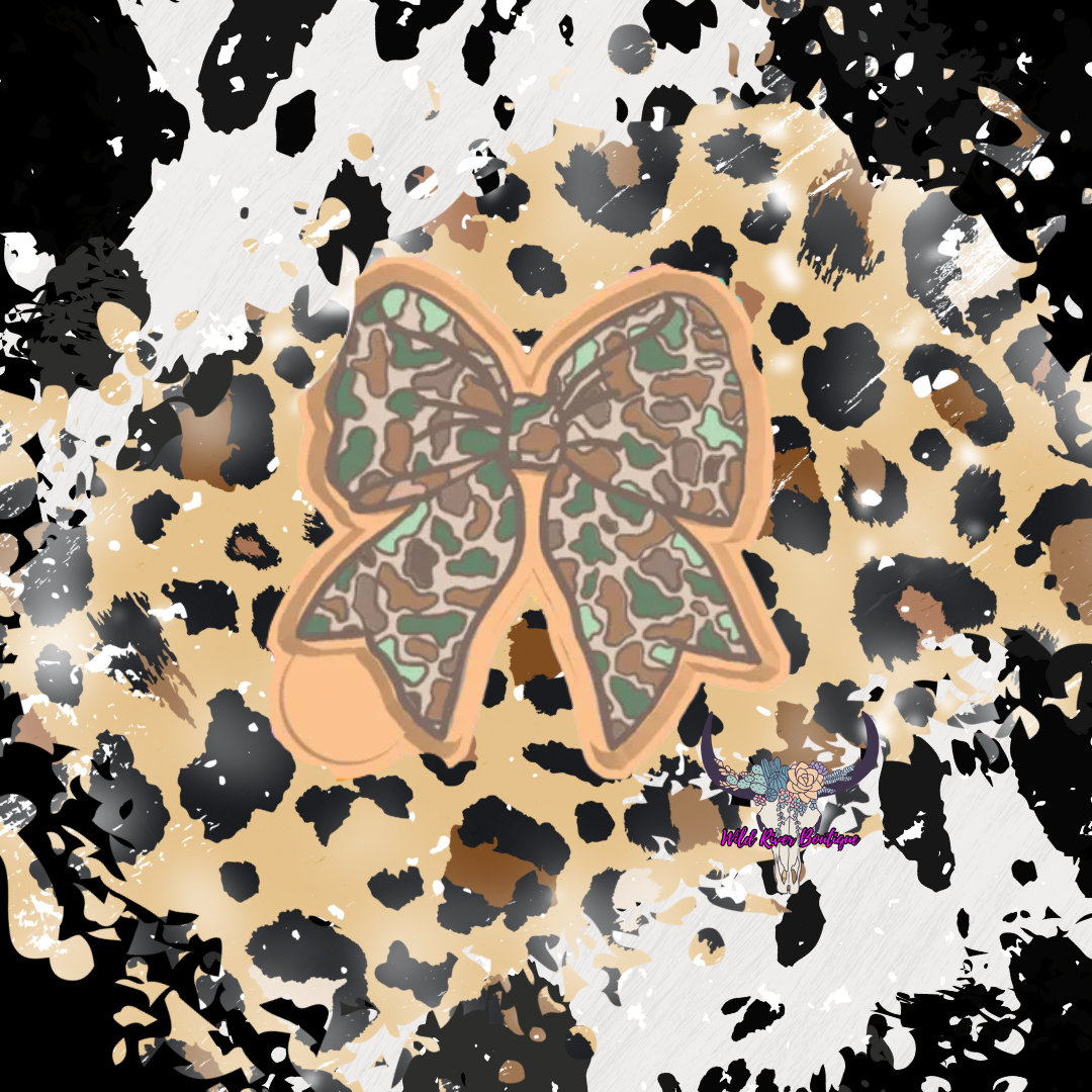 Camo Bow Freshie Mold