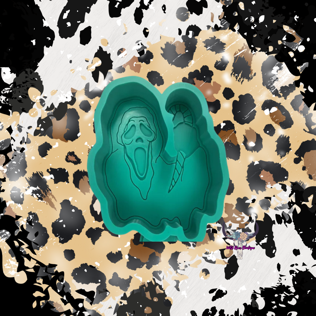 Ghostface with Candy Cane Freshie Mold