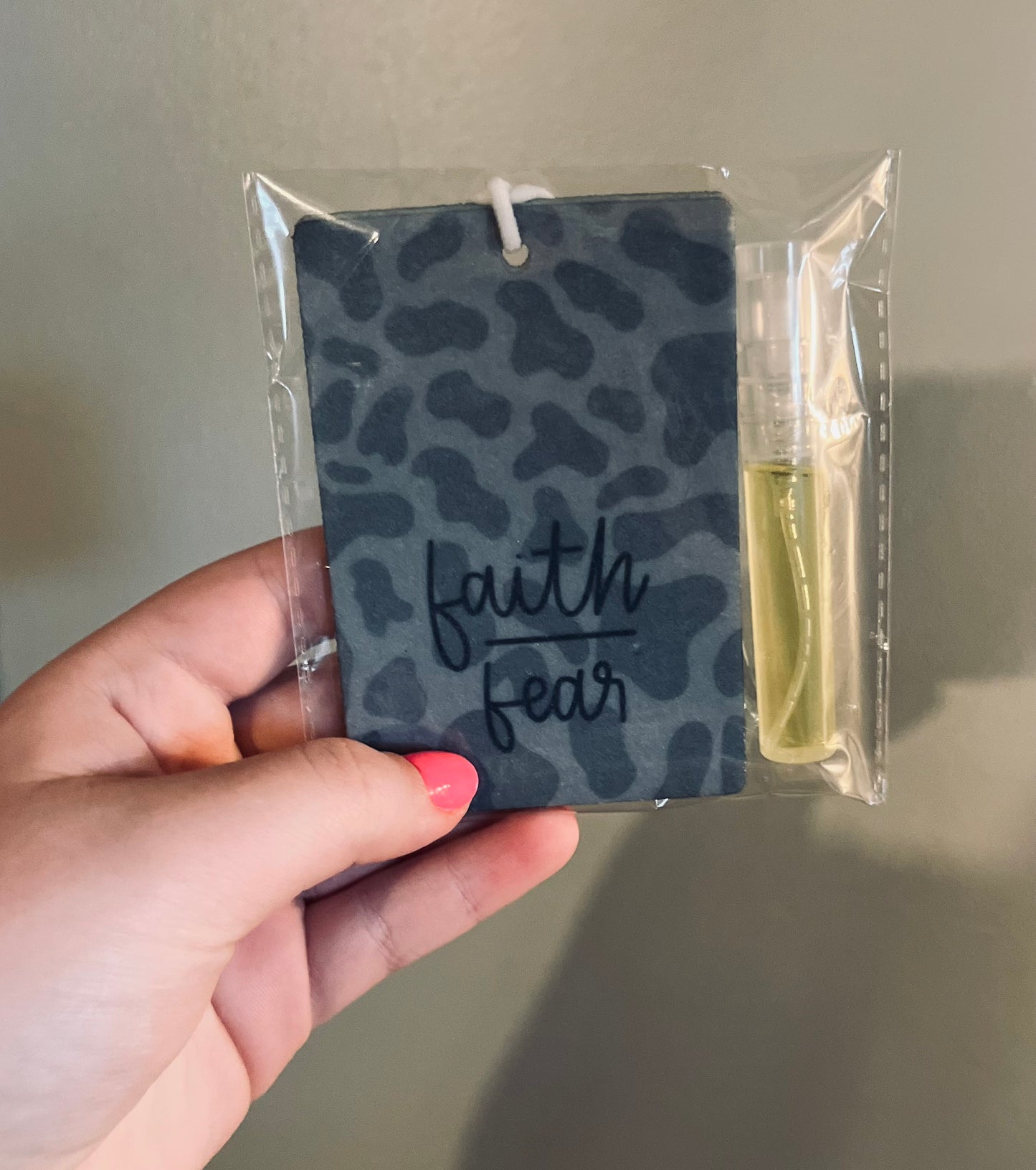 Faith Over Fear Felt Freshie