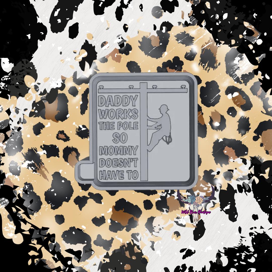Funny Lineman Freshie Mold