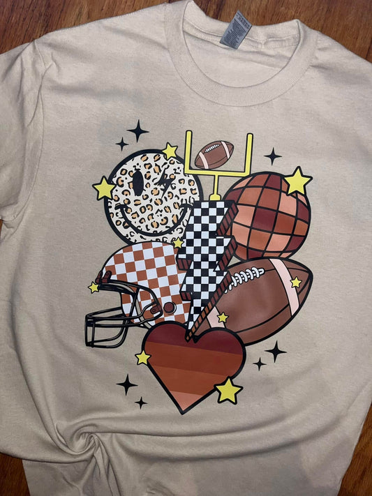 Retro Football Tee