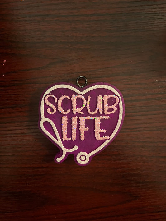 Scrub Life Car Freshie