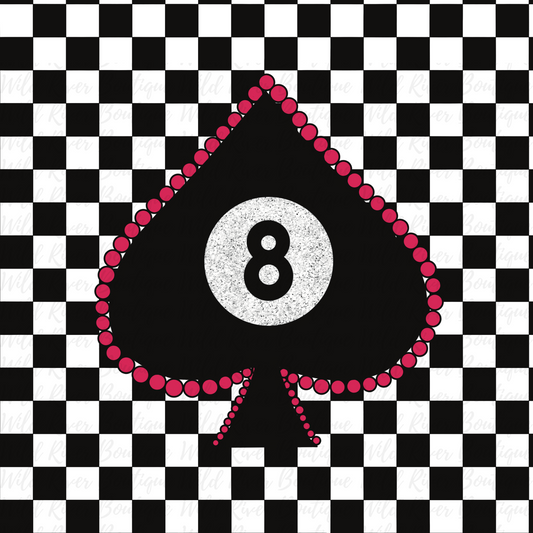 Checkered Spade PNG
