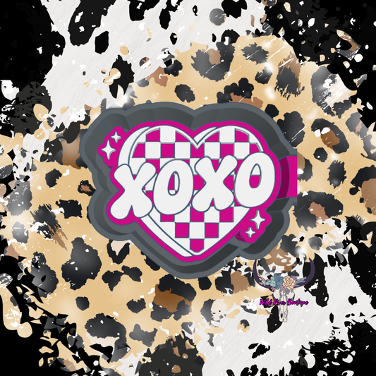 Checkered XOXO Mold
