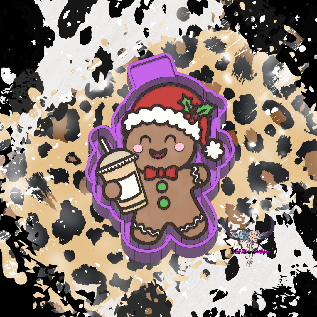 Happy Gingerbread Freshie Mold