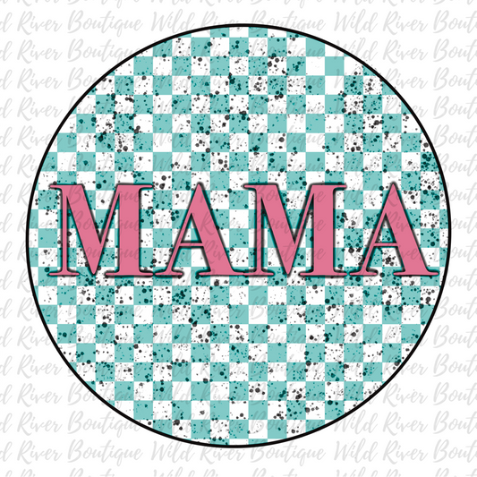 Checkered Mama PNG