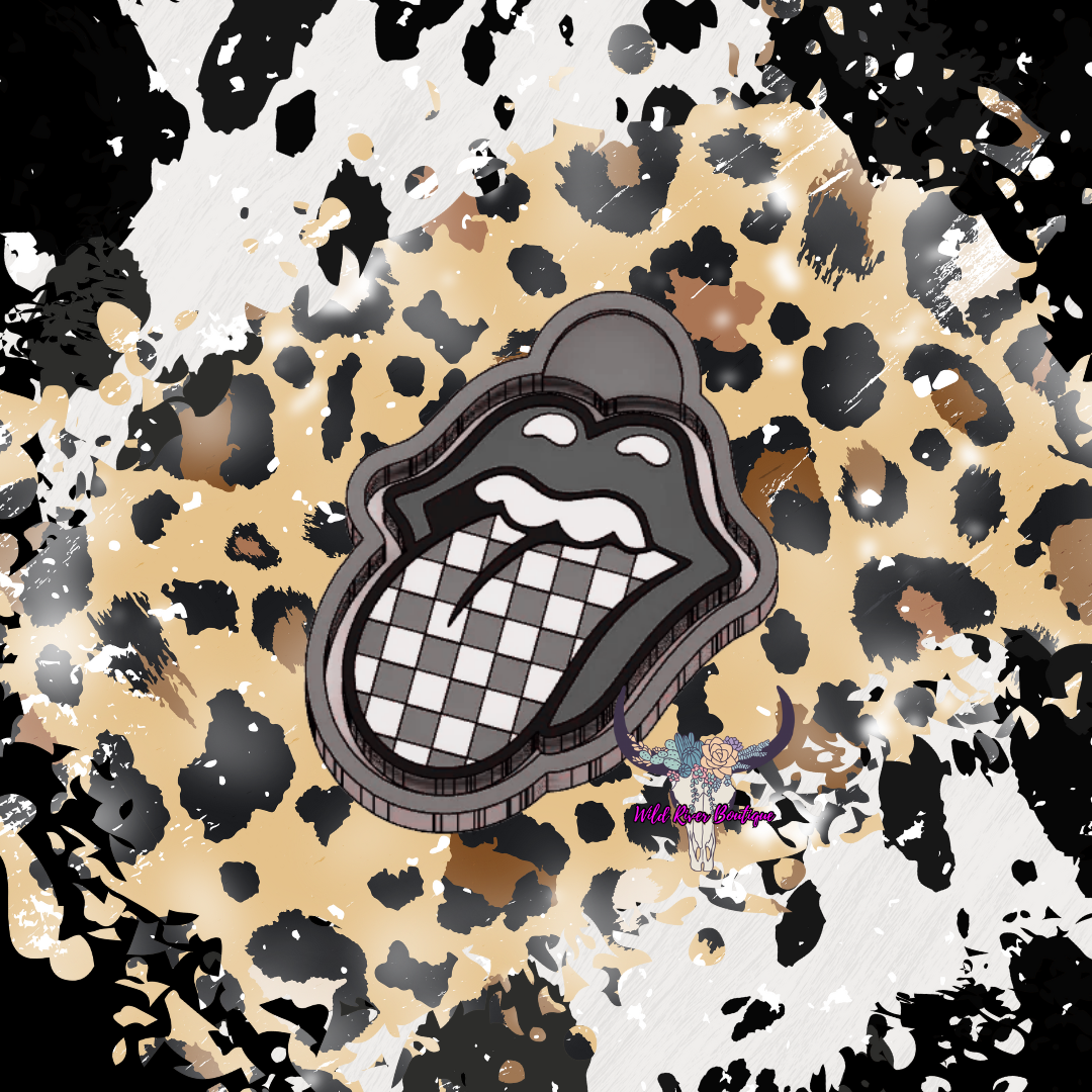 Checkered Tongue Freshie Mold