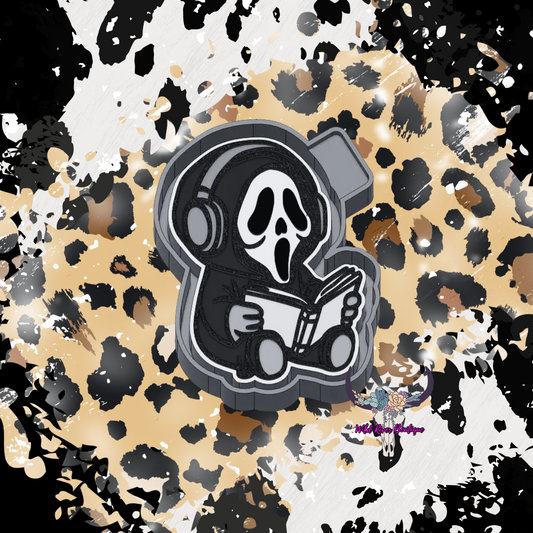 Halloween Ghost Face Freshie Mold