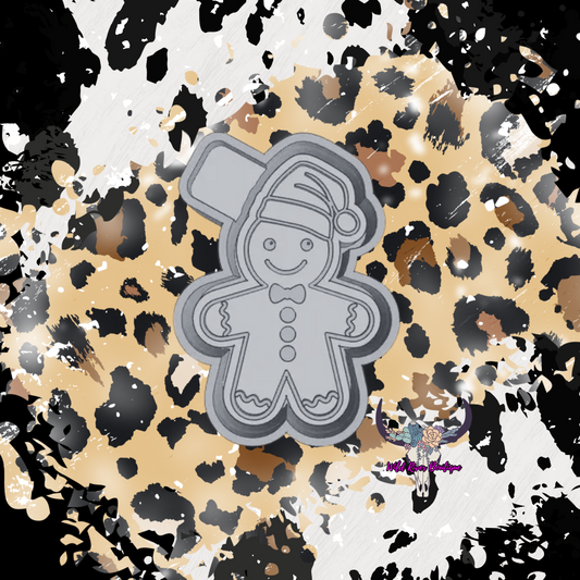 Gingerbread Man Freshie Mold