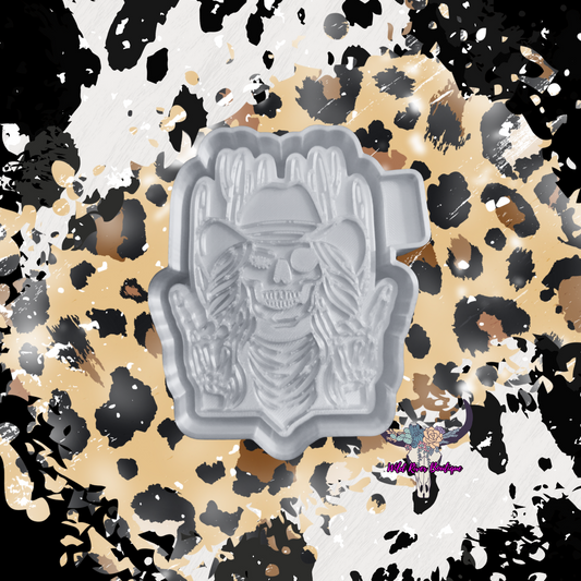 Skelly Girl Freshie Mold