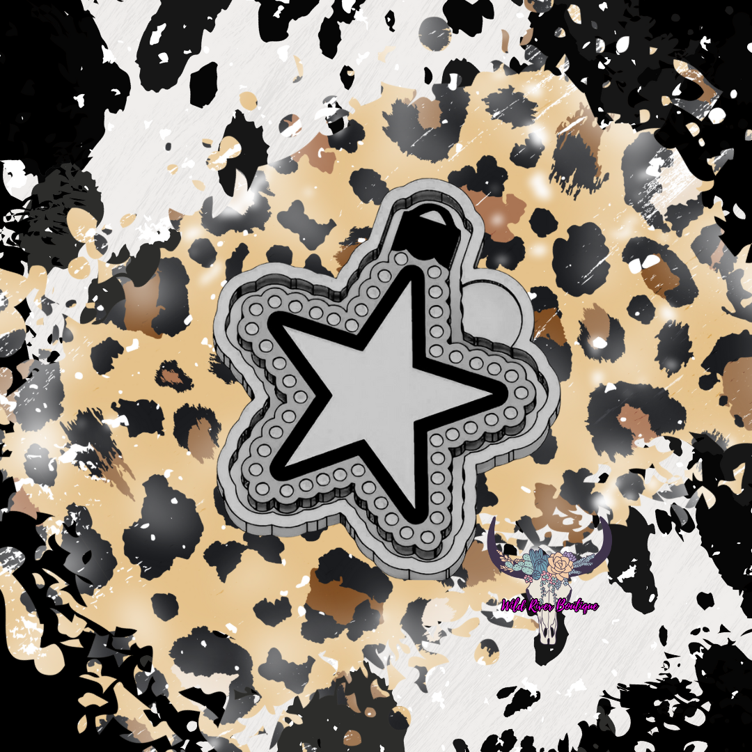 Christmas Western Star Freshie Mold