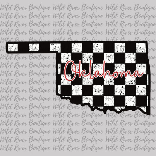 Checkered Oklahoma PNG