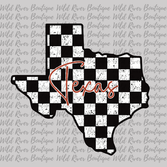 Checkered Texas PNG