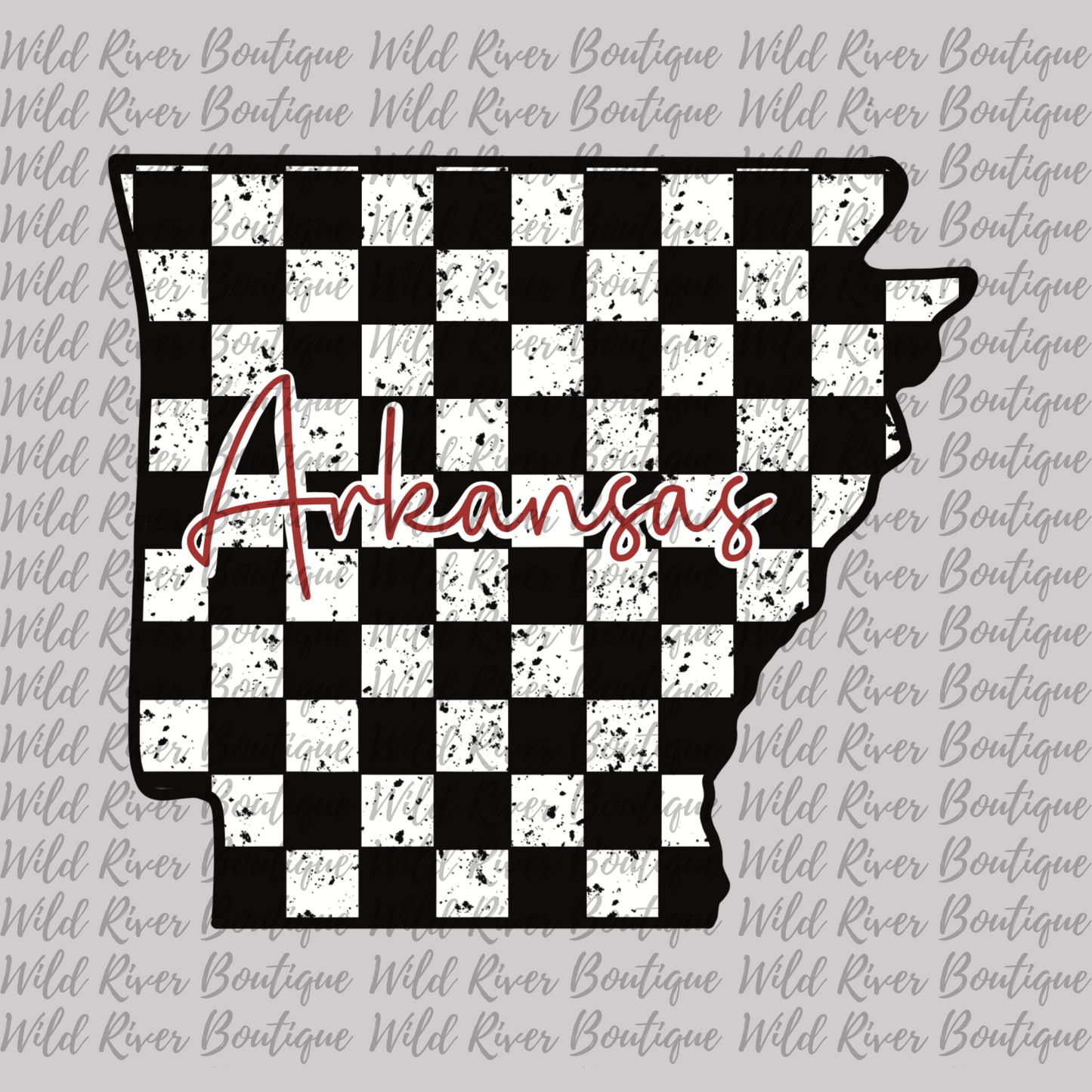 Checkered Arkansas PNG