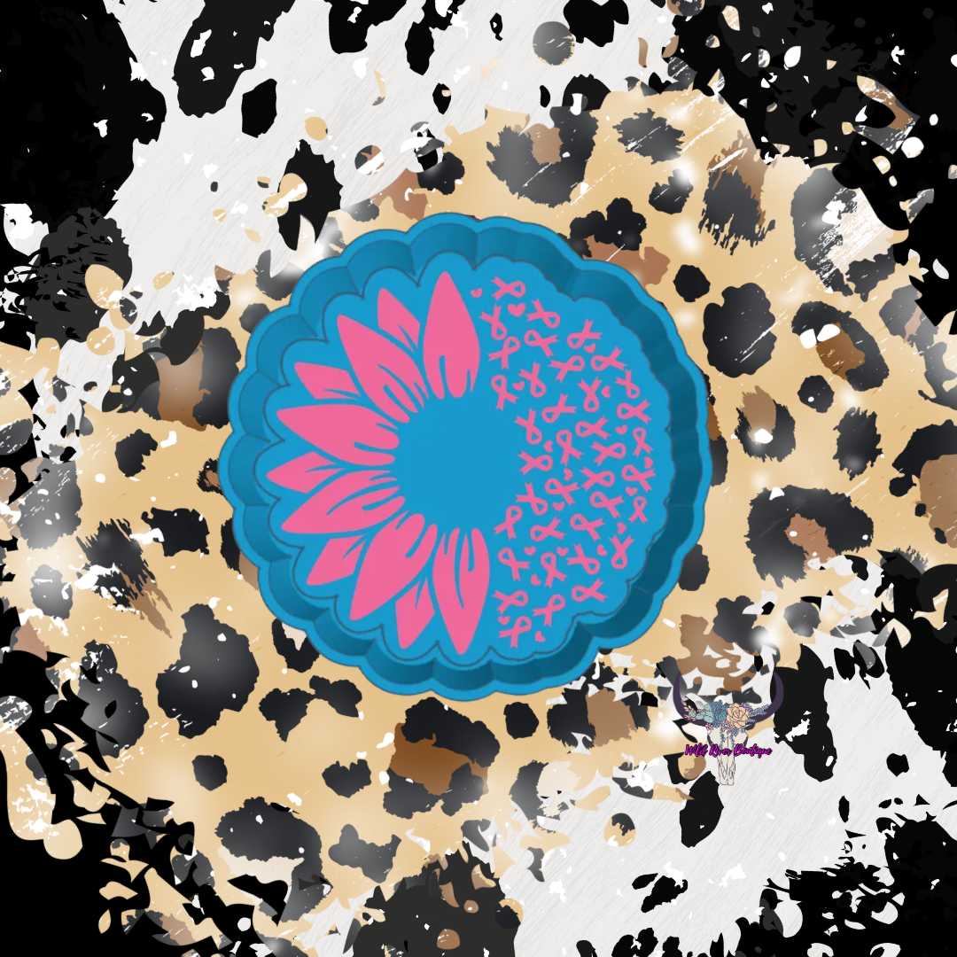 PINK OUT Flower Freshie Mold