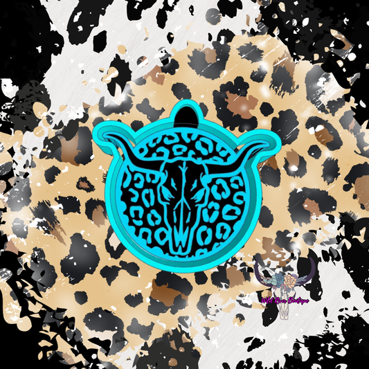 Leopard Skull Freshie Mold