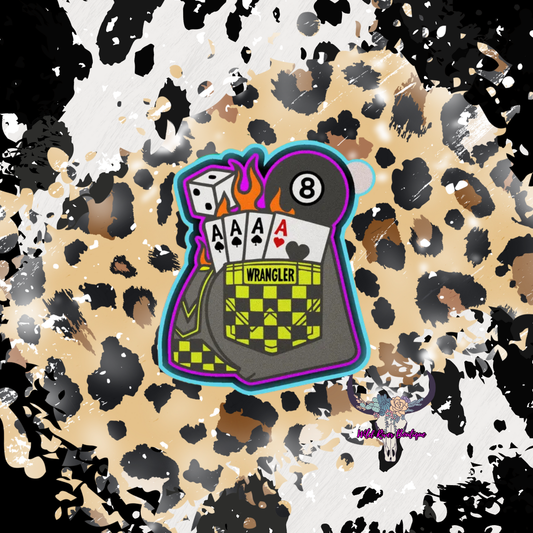Pocket Aces Wrangler Freshie Mold