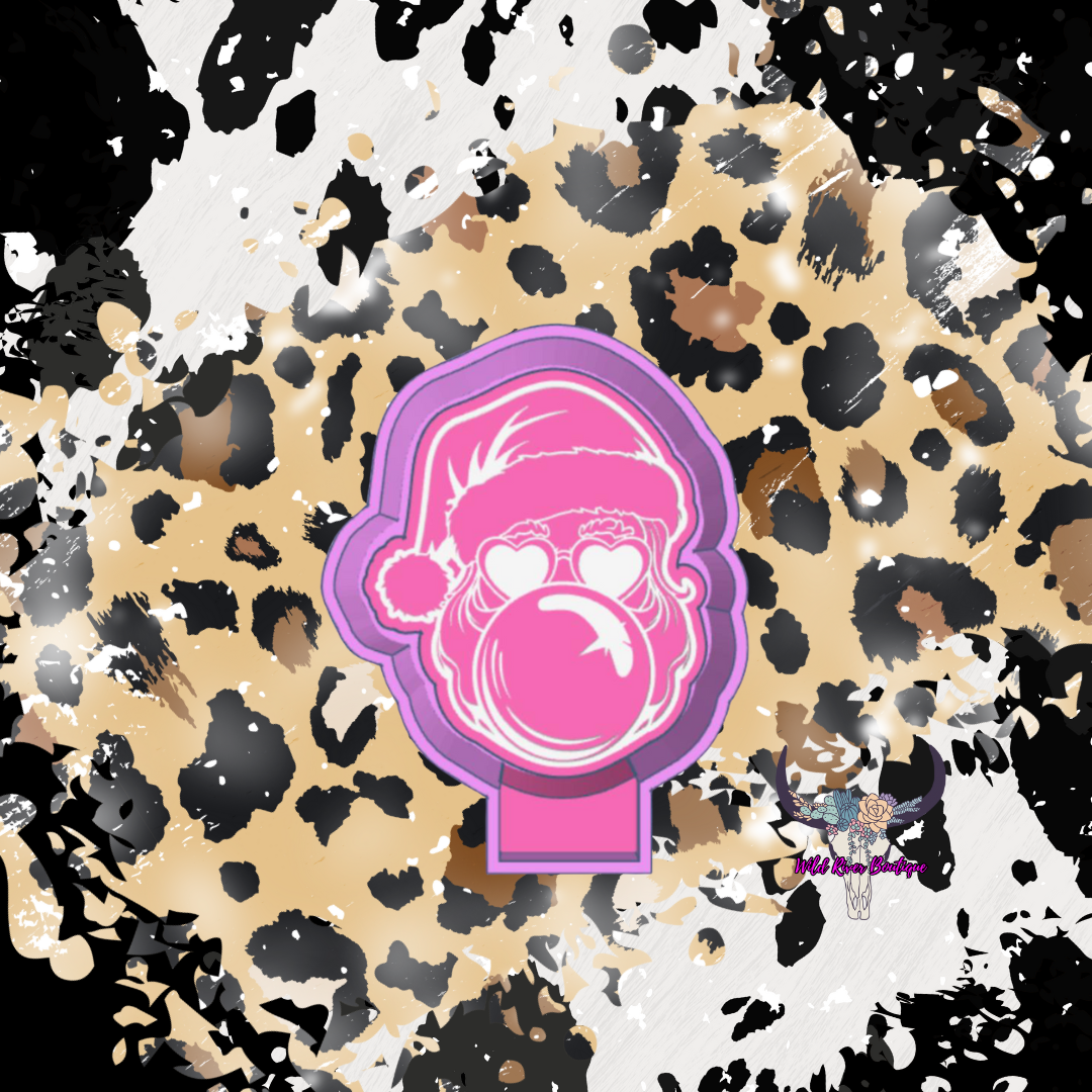 Bubblegum Santa Freshie Mold