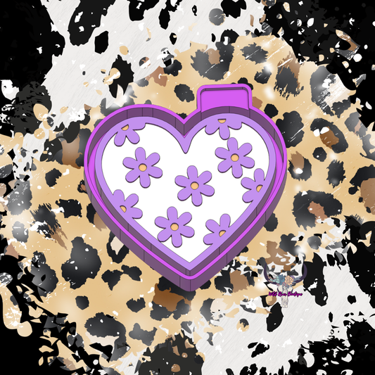 Heart with Daisies Mold