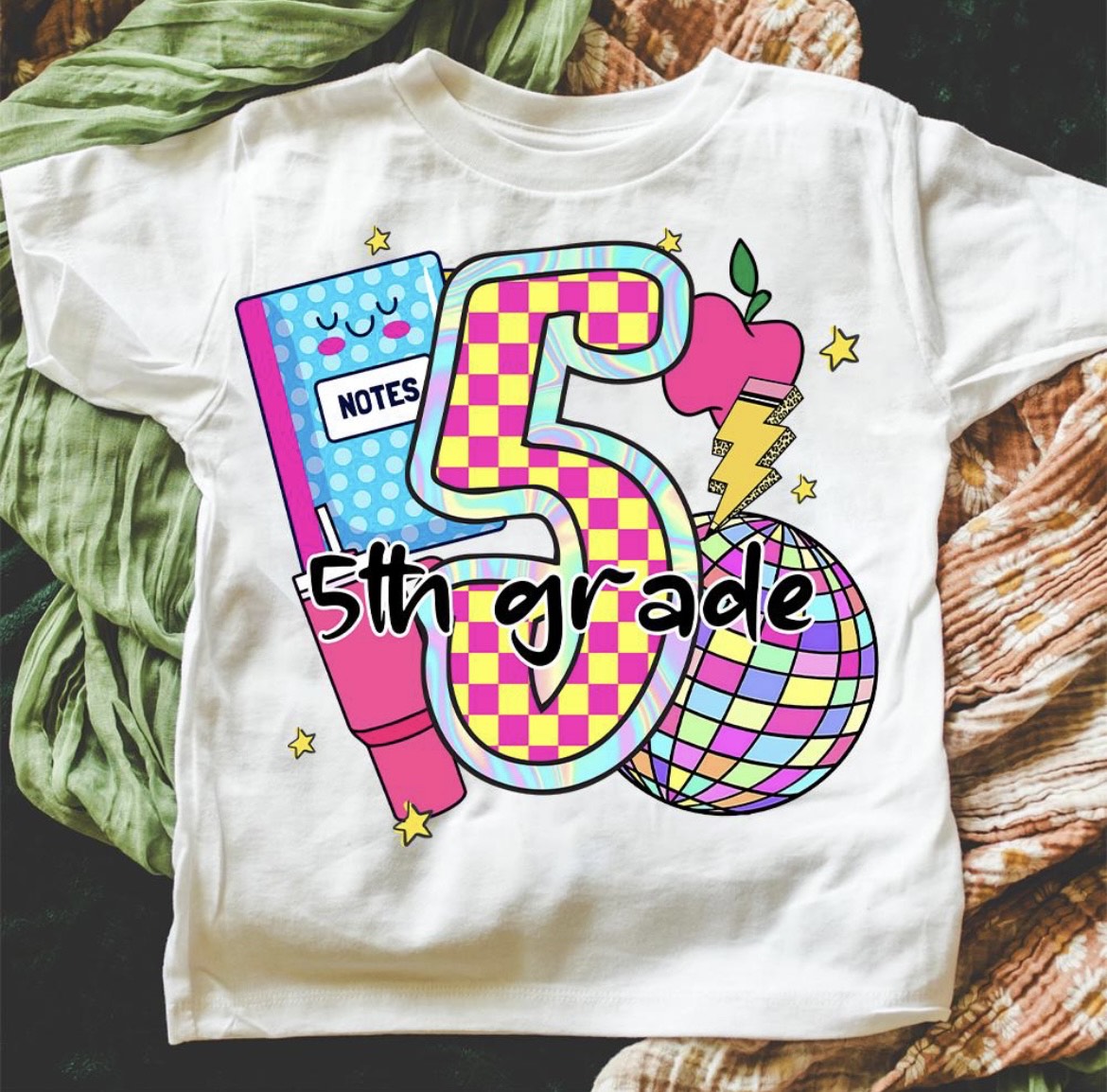 Back to School Grade tee