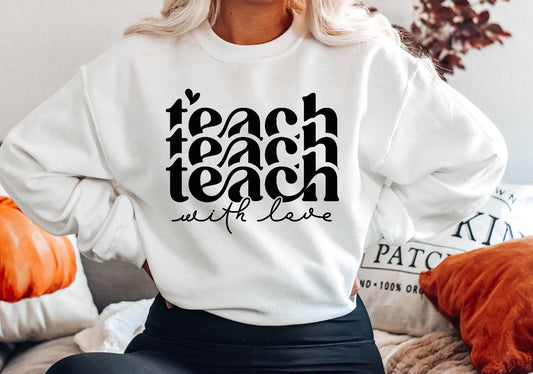 Teach with love tee